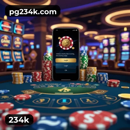 Imagem promocional da 234k mostrando a plataforma e suas vantagens