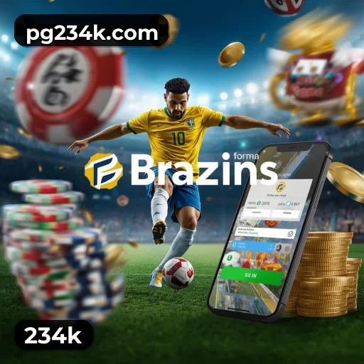 Imagem promocional da 234k mostrando a plataforma e suas vantagens