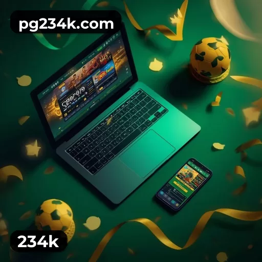 Imagem promocional da 234k mostrando a plataforma e suas vantagens